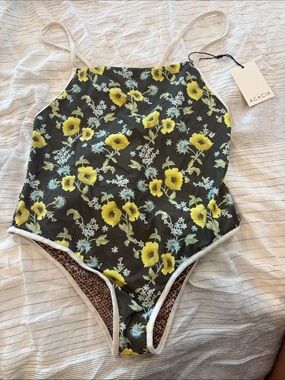 Acacia swim Peyton- Citrine NWT